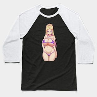 Sexy anime girl in bikini Baseball T-Shirt